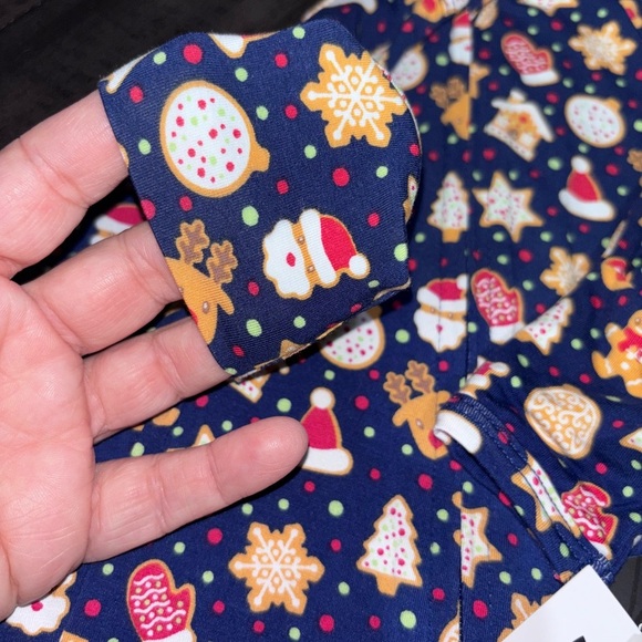 Sweet bamboo holiday gingerbread infant sleeper​ - Picture 4 of 9